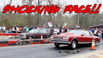 A SHOCKING RACE!! LGR NITROUS SMALL BLOCK BOX CHEVY VS SMALL BLOCK TURBO MALIBU