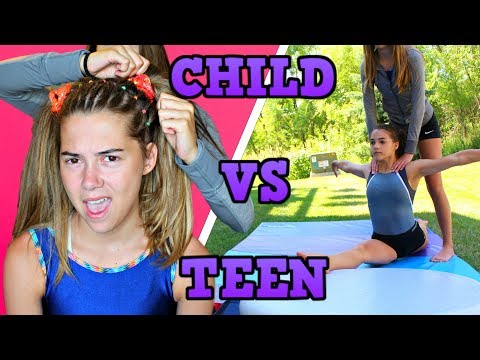 Child You VS Teen You: GYMNASTICS!