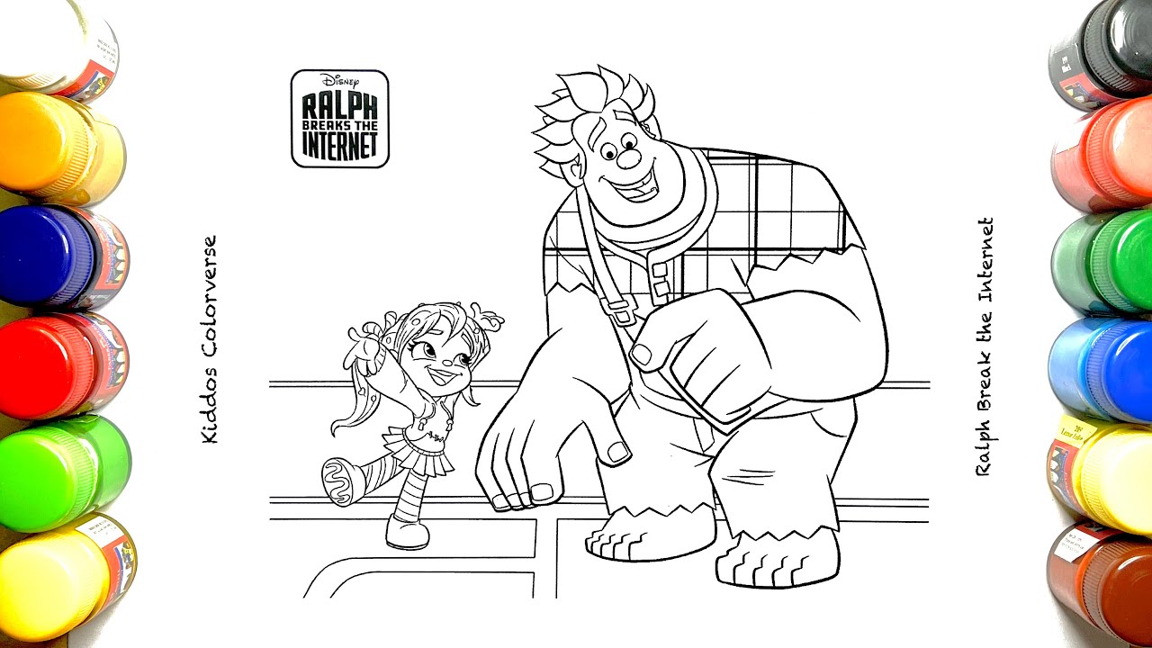 Ralph breaks the internet @KiddosColorverse #youtube #art #fun # ...
