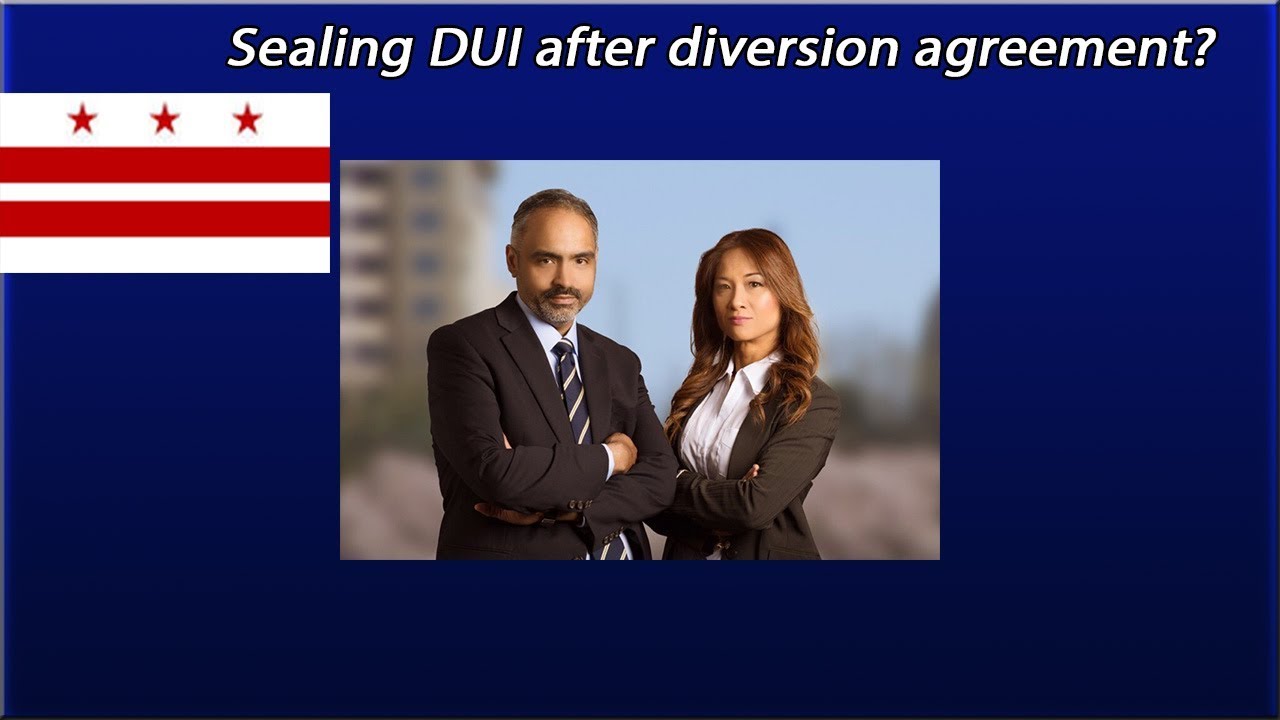 DUI lawyer in DC - Can I seal the case