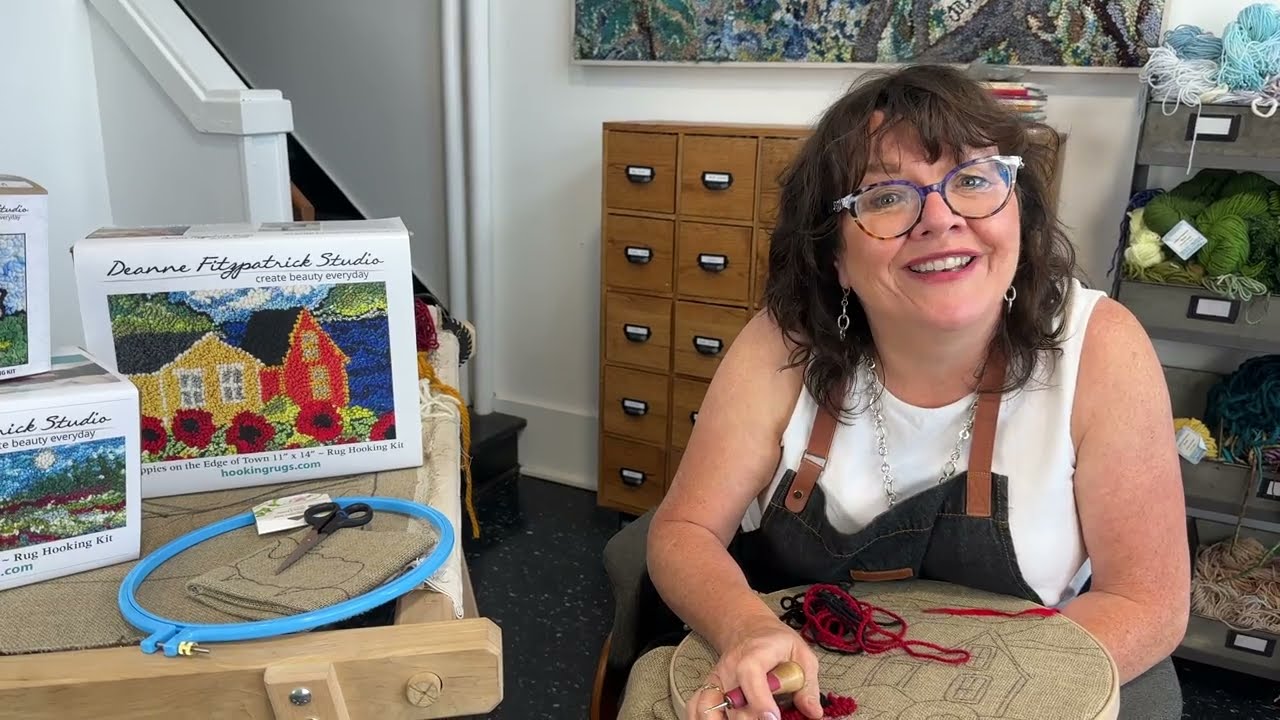 Perfect for Beginners! Deanne Fitzpatrick Rug Hooking Studio
