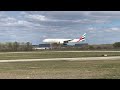 Landing at Budapest Ferenc Liszt International Airport, Hungary, Boeing, Dubai - Budapest, Emirates.