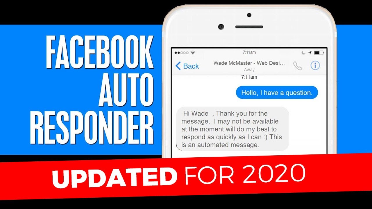 facebook auto reply  New 2022  Cách thiết lập Trình tự động trả lời cho Facebook Page Messenger (Bố cục cổ điển của Facebook - Cập nhật năm 2020)