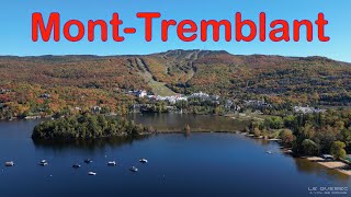 Mont-Tremblant, Laurentides, Québec, Canada, Survol par Drone, Présentation cinématique 4K