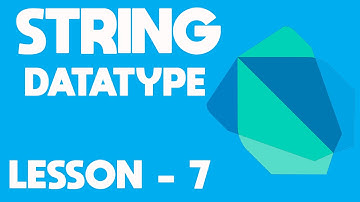 String datatype - DART variable types - Dart Course # 7