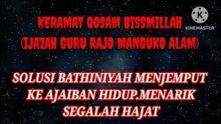 QOSAM BISSMILLAH #ilmuhikmah #ilmukebatinan #ilmusemulajadi #QOSAM #ilmughoib #gendam