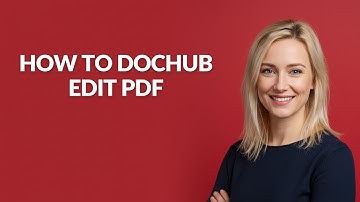 How to Dochub Edit Pdf - Julia