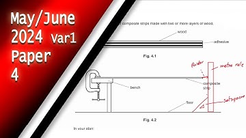 IGCSE Physics May June 2024 Paper 6 Variant 1