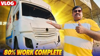 Luxury Truck Ka 80% Work Complete Ho Gaya 🔥 || Wiring work Completed And Front Look