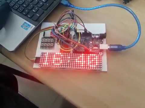 Arduino ile animasyonlu saat yapımı.