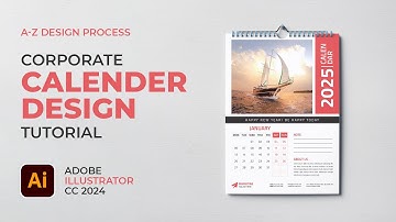 Create a Stunning 2025 Calendar in Adobe Illustrator 2024 | Full Tutorial