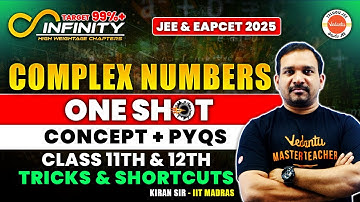 Complex Numbers - One Shot | Concept + PYQs | 11th & 12th | JEE & EAPCET 2025 | AP & TS | Kiran Sir