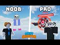 Noob vs pro build battle roblox obby creator