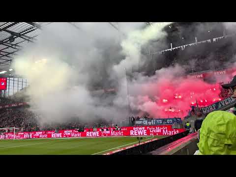 1. FC Köln - TSG Hoffenheim | Pyro im Gästeblock | Saison 2025-26