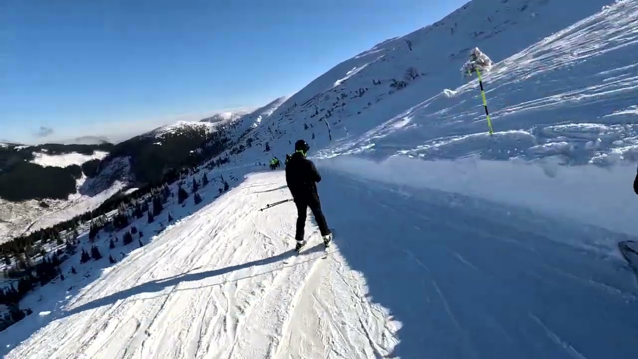 Zjazd trasami niebieskimi 5A /5