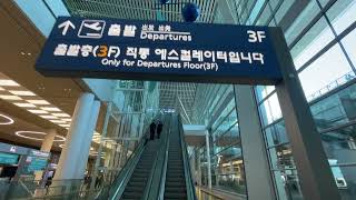 How to get to the departure gate of Incheon Airport Terminal 2 using the airport railroad