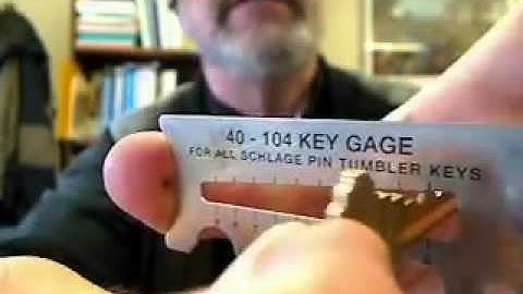 Schlage Key Gage