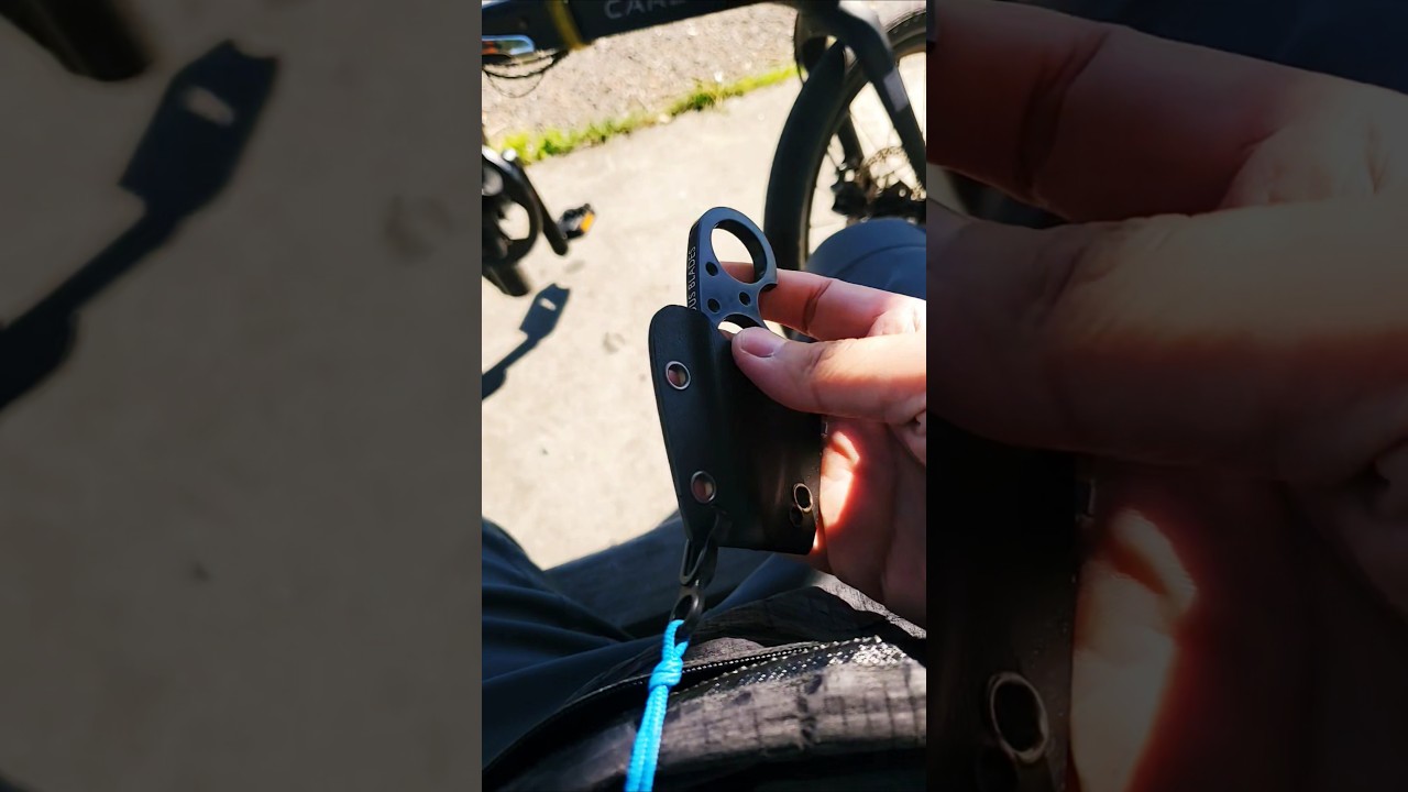 Lightweight, Compact, Reliable | My Cycling Knife Setup 🚲