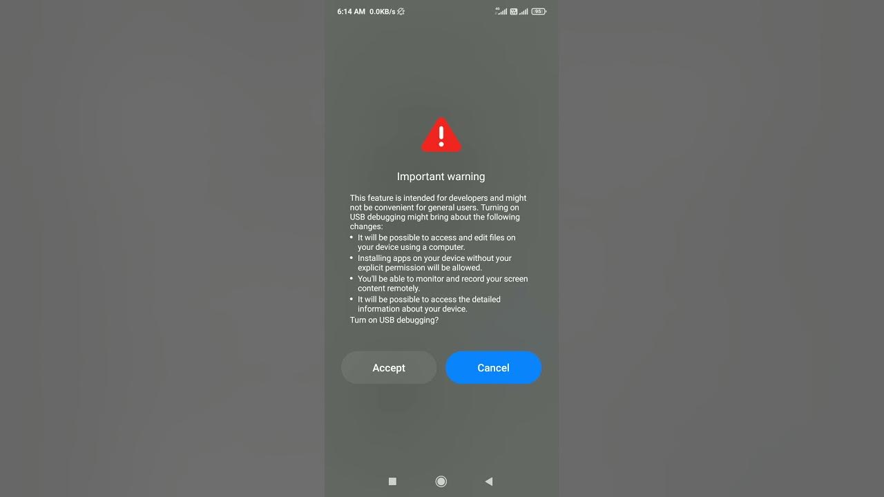 USB debugging android not working usb debugging screen mirroring Redmi