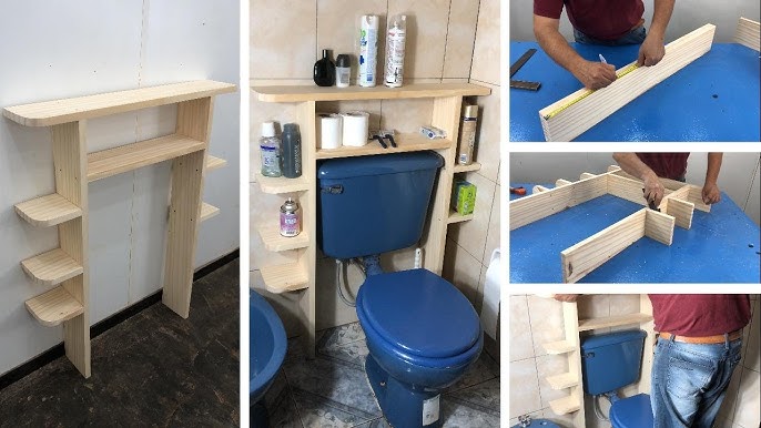 mueble organizador para baño pequeño tolva