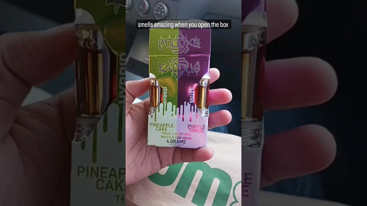 Exodus 2g Duo Pack THC-A + HXY9-THC + Delta 8 Live Resin