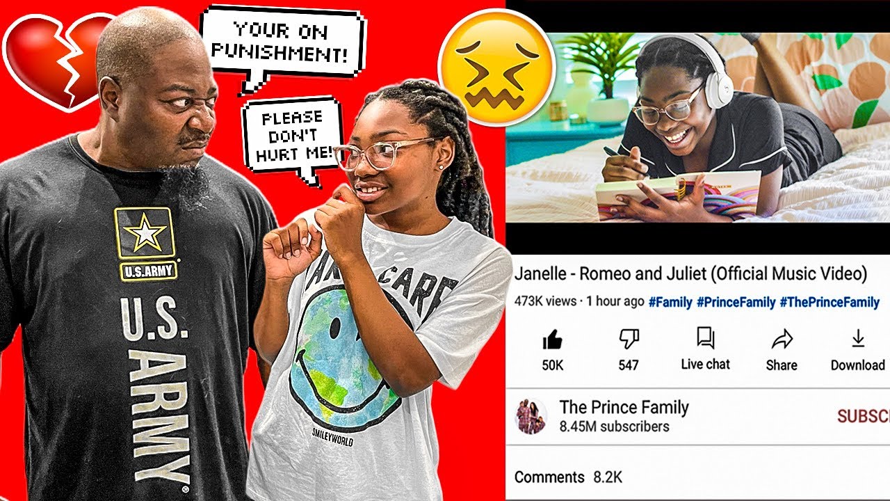 MY DAUGHTER JANELLE IS BANNED FROM ALL SOCIAL MEDIA AFETER MAKING A SONG ABOUT HER CRUSHD DARION!!