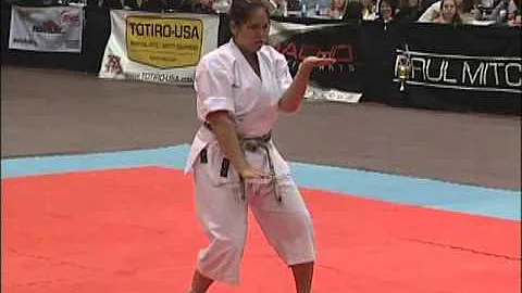 Jennifer Espina Traditional Kata at 2009 Ocean Sta...