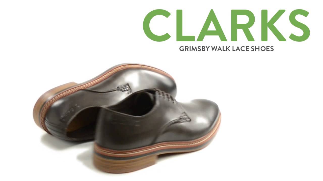 Clarks Grimsby Walk Shoes - Leather (For Men) - YouTube