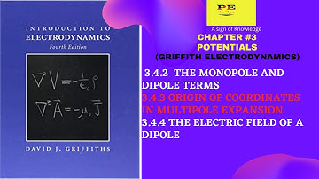CH#3 monopole and dipole term, Origin of Coordinates in Multipole Expansion, The Electric Field