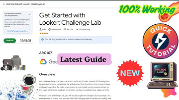 [NEW] Get Started with Looker: Challenge Lab  | ARC107 | #qwiklabs #arcade