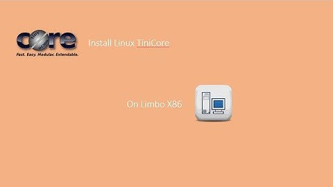 Install Linux tinicore on Limbo X86