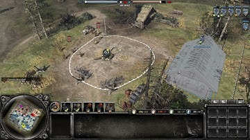 2v2 OKW/OST vs. USF/SOV - Crossing in the woods.