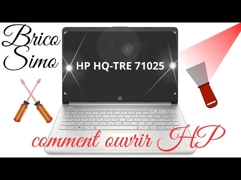 Comment ouvrir et réparer HP HQ-TRE 71025  كيف تفتح الحاسوب وتنظفه وتصلحه بنفسك