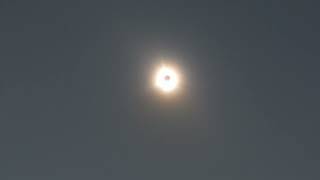 Drone View Of 2024 Eclipse in Indiana