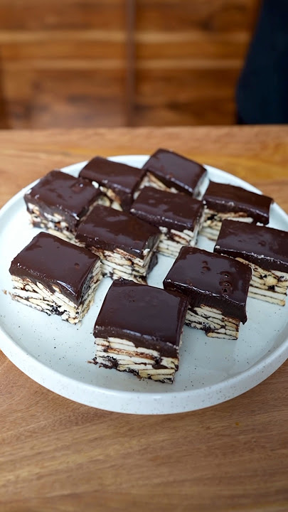 Chocolate Kek Batik 🇲🇾 No Bake Batik Cake!