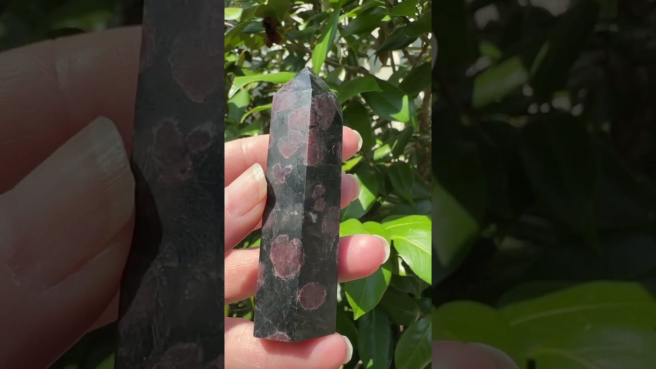 Garnet & Astrophyllite Tower #5