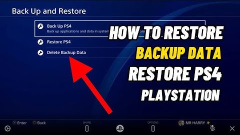 How To Backup And Restore Data On PS4 PS5