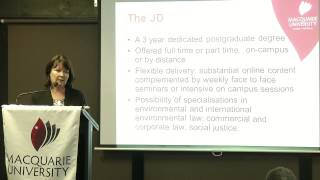 Macquarie University's Juris Doctor Overview from Law Postgrad Info Evening 2013(, 2013-11-12T02:49:50.000Z)