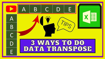 🧐🔥 Excel Data Transpose 📅 | Learn 3 Ways to Transpose Excel Data | Excel Tips & Tricks | #Excel |