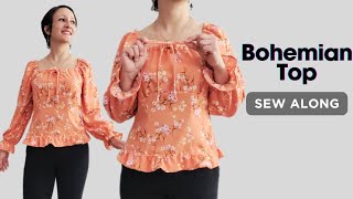 Sewing Your Dream Boho Top: Step-by-Step DIY Guide! ✂️