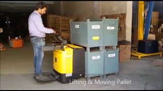 Battery Operated Pallet Truck Video | Operating Battery Operated Pallet Truck