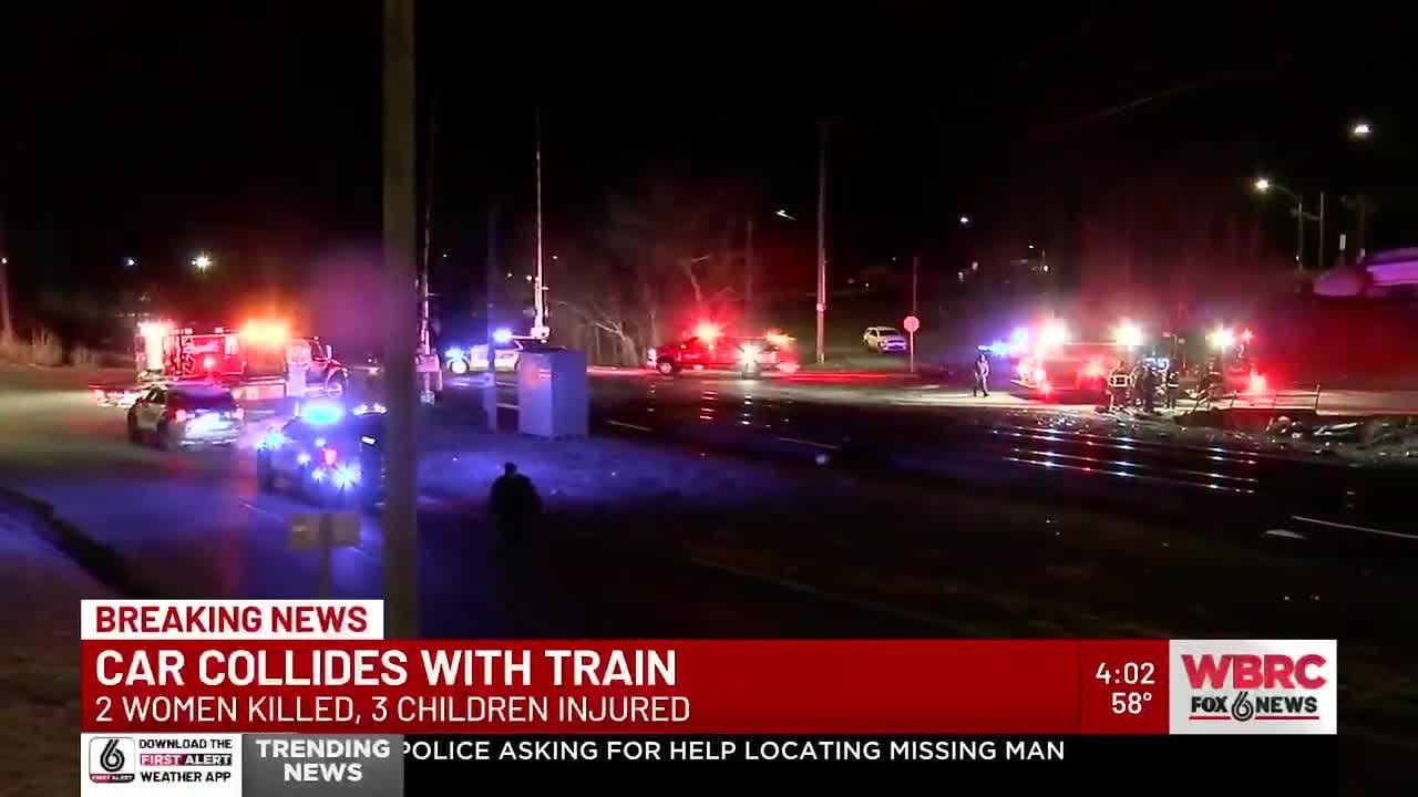 2 killed, 3 children injured after car collides with train in ...