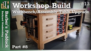 Complete upgrade of my mobile assembly-workbench table - Workshop Build #8