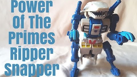 Transformers Power of the primes Ripper Snapper Hasbro Figure Review