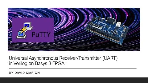 UART in Verilog on Basys3 FPGA using PuTTY