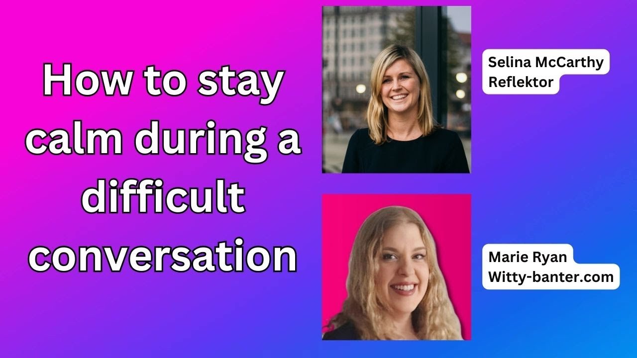 How to stay calm during a difficult conversation - YouTube