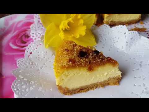 Sheesecake fácil estilo crema Catalana - YouTube