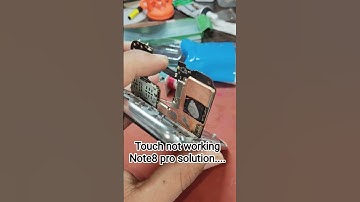 Note 8 pro touch not 🚫 working ...🚫🚫🚫guys please support.                     #touch #touchscreen