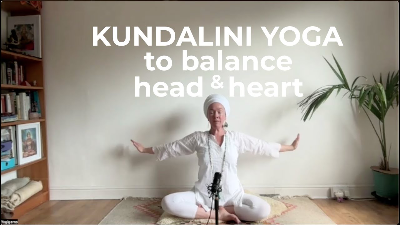 20-minute kundalini yoga to balance head & heart ♥️ Heart is where the ...