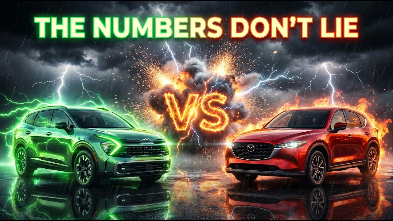 These Numbers Don’t Lie — KIA Sportage vs CX-5 2025